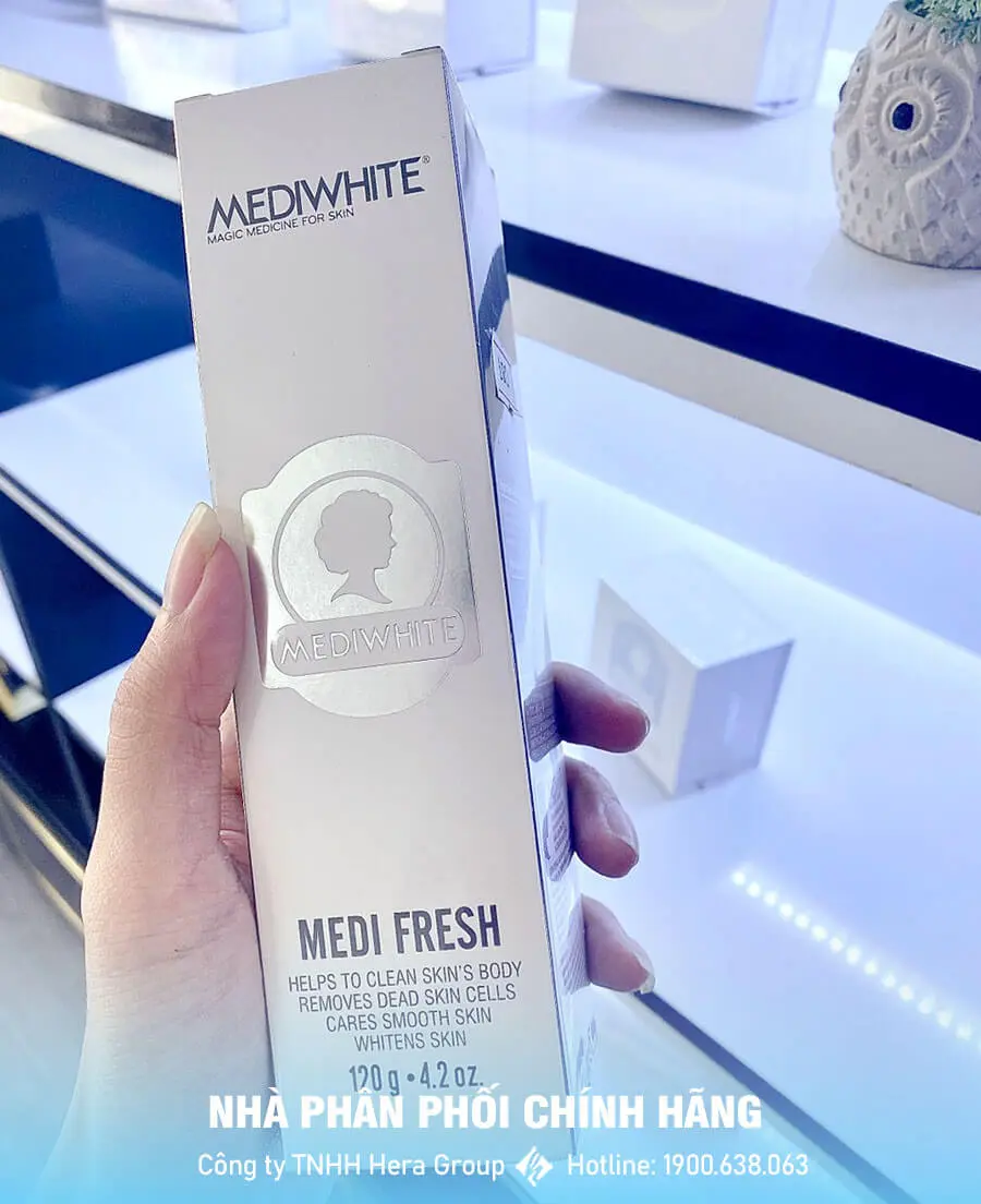 Kem tẩy da chết Medi White myphamhera.com