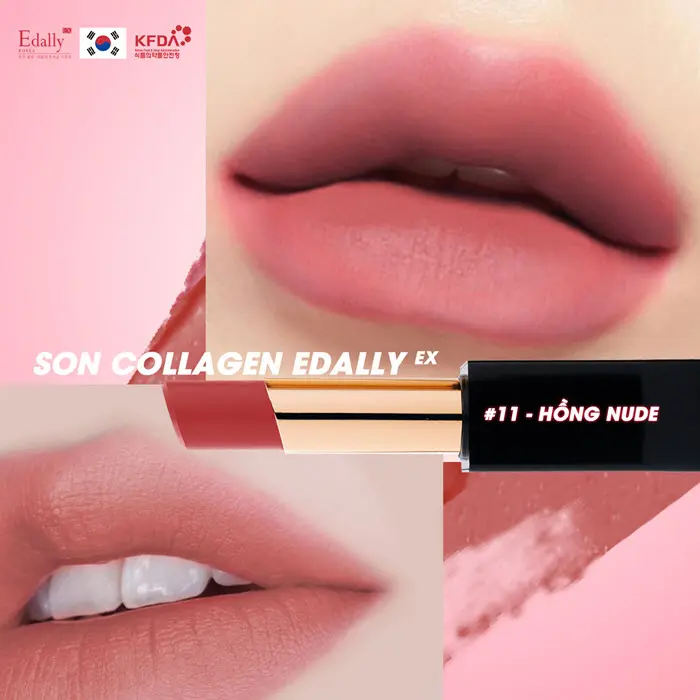 Son môi collagen Edally số #11 - Hồng Nude