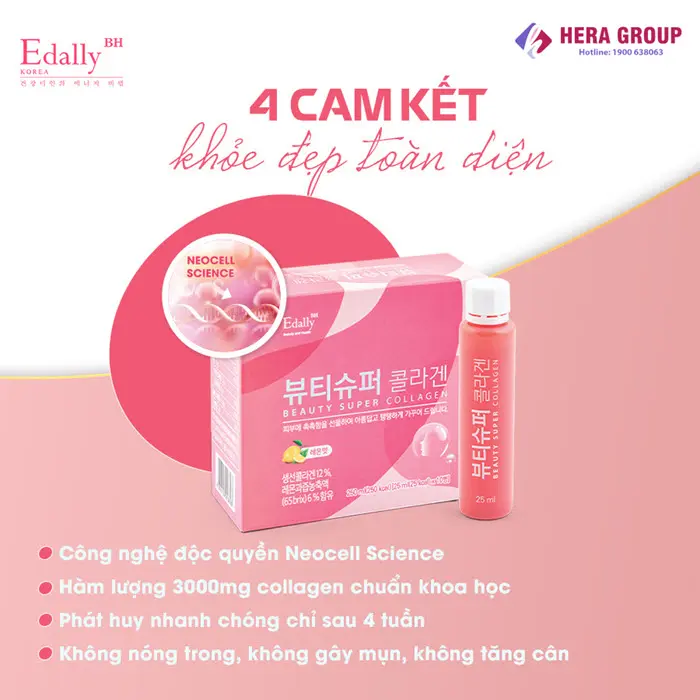 Nước uống Collagen Edally Hàn Quốc