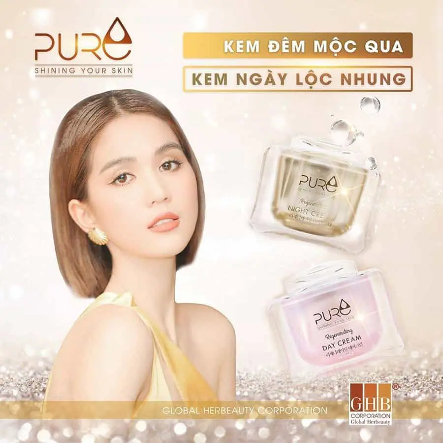 bộ đôi kem mộc qua kem lộc nhung pure mới 2020 myphamhera.com