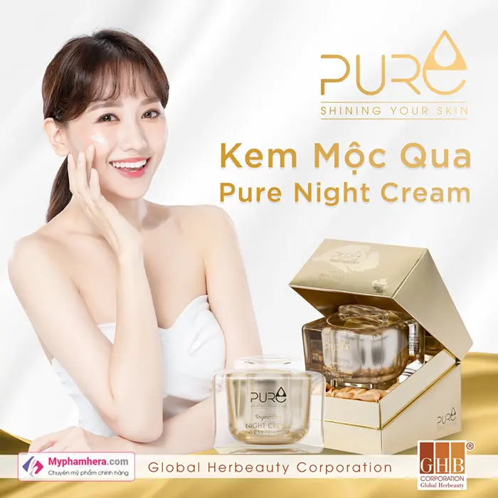 Kem mộc qua Pure Night Cream