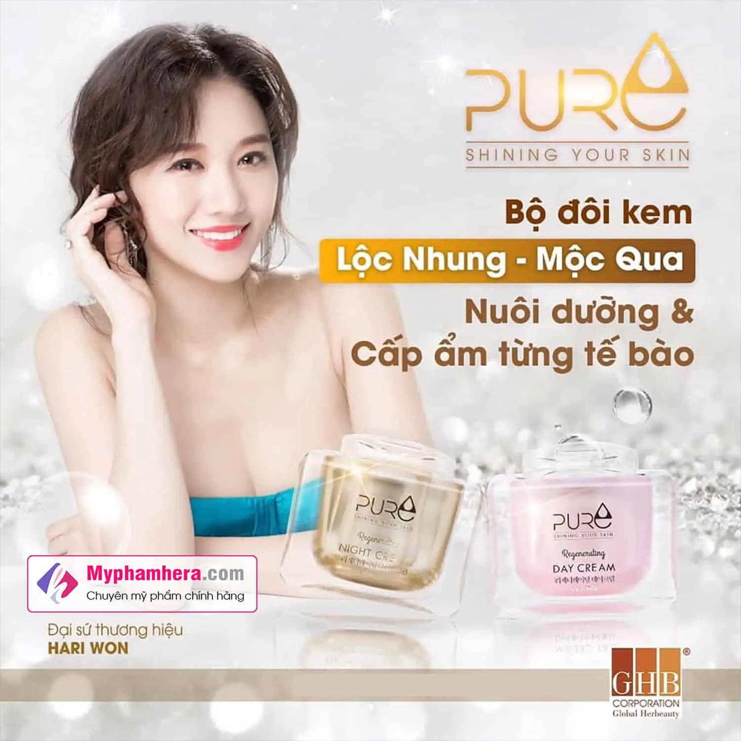 thành phần bộ đôi kem mộc qua và kem lộc nhung pure myphamhera.com