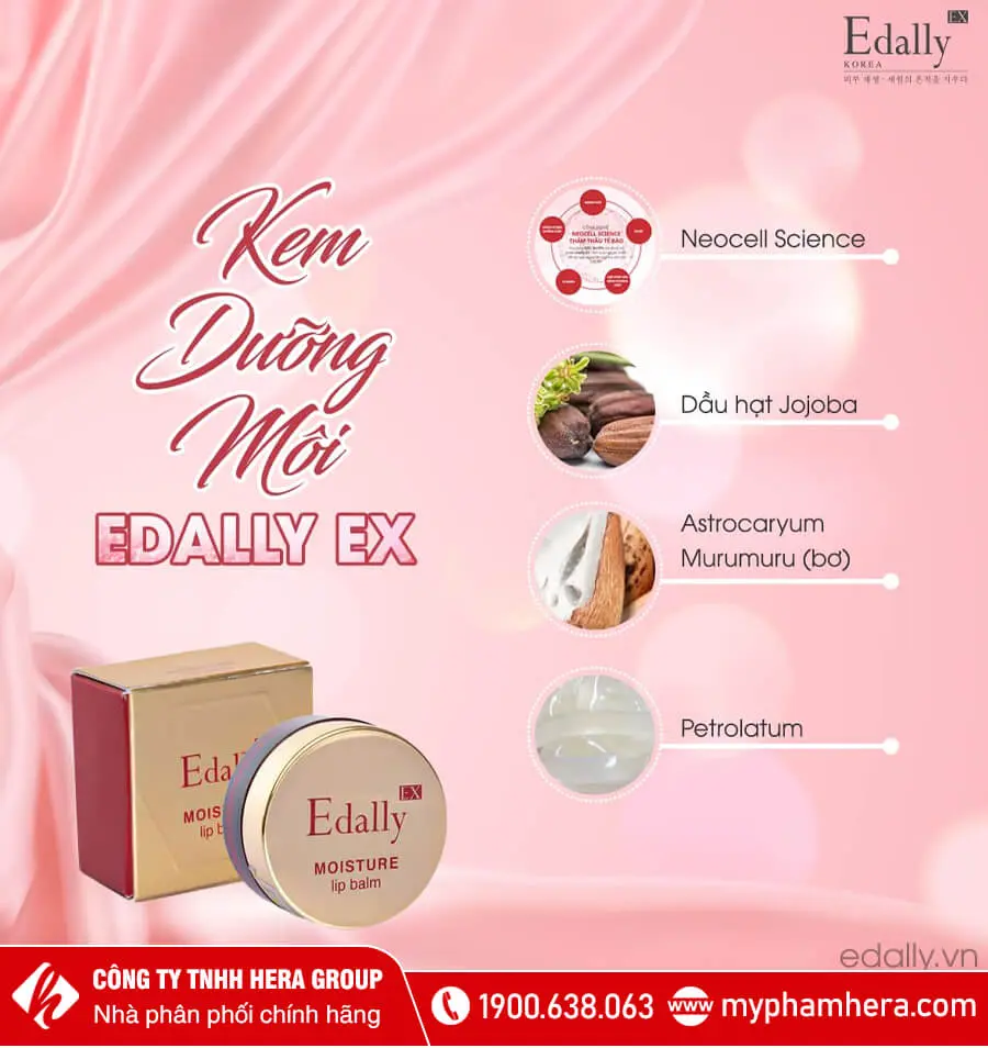 Son dưỡng môi edally myphamhera.com