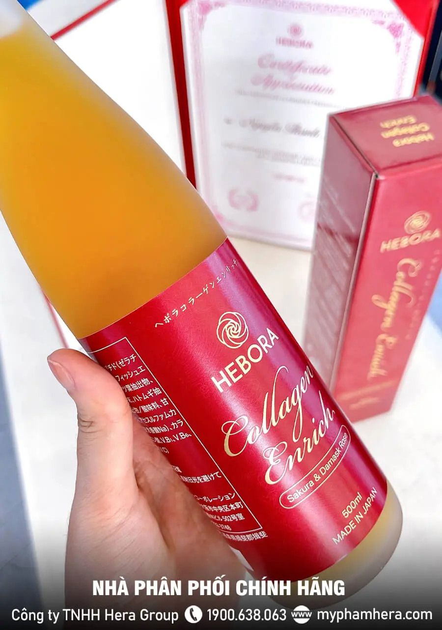 nước uống hebora collagen chính hãng