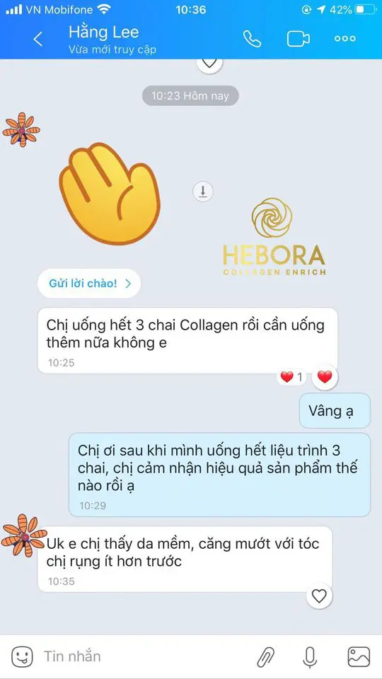 nước uống hebora collagen enrich có tốt không myphamhera.com