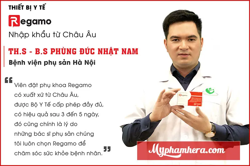 Nhận xét của các bác sĩ về viên đặt phụ khoa REGAMO