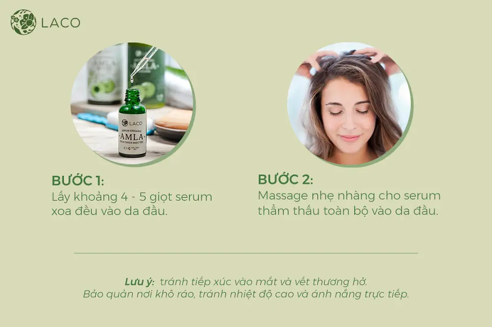 hướng dẫn sử dụng serum amla