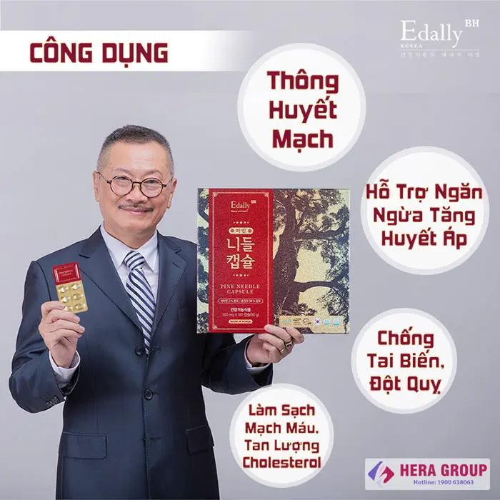 Công dụng Tinh dầu thông đỏ Edally Hàn Quốc