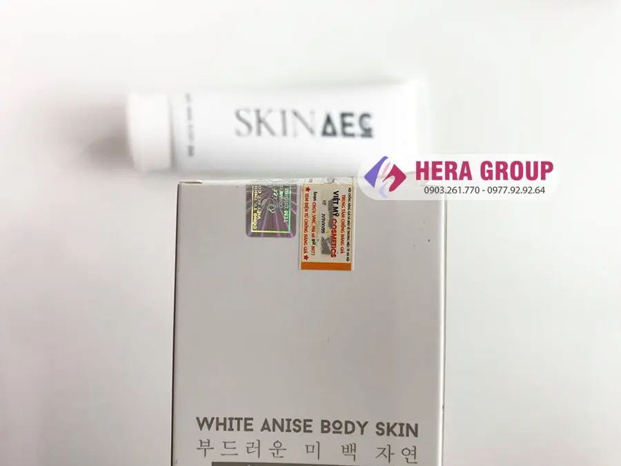 Cách kiểm tra tắm trắng Skin AEC chính hãng mới nhất 2019