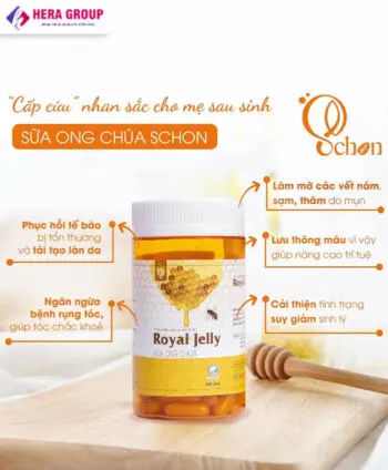 viên uống sữa ong chúa royal jelly schon ngọc trinh myphamhera.com