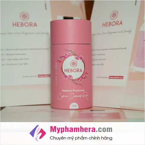 triển lãm viên uống Hebora premium mỹ phẩm hera