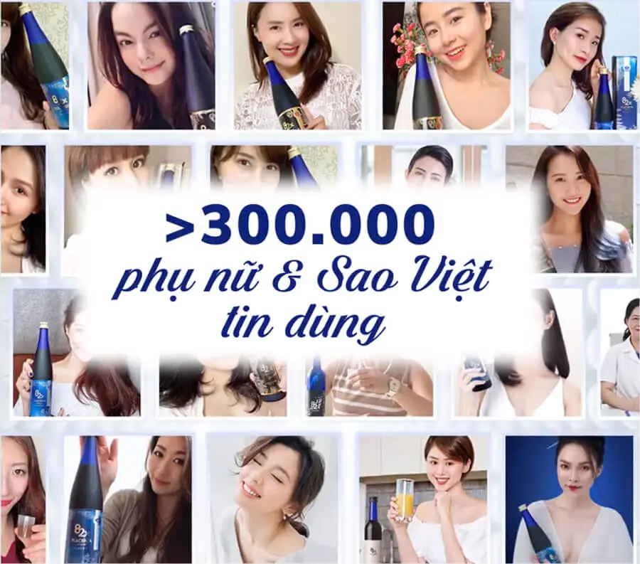 3000 phụ nữ và sao tin dùng nước uống 82x collagen myphamhera.com