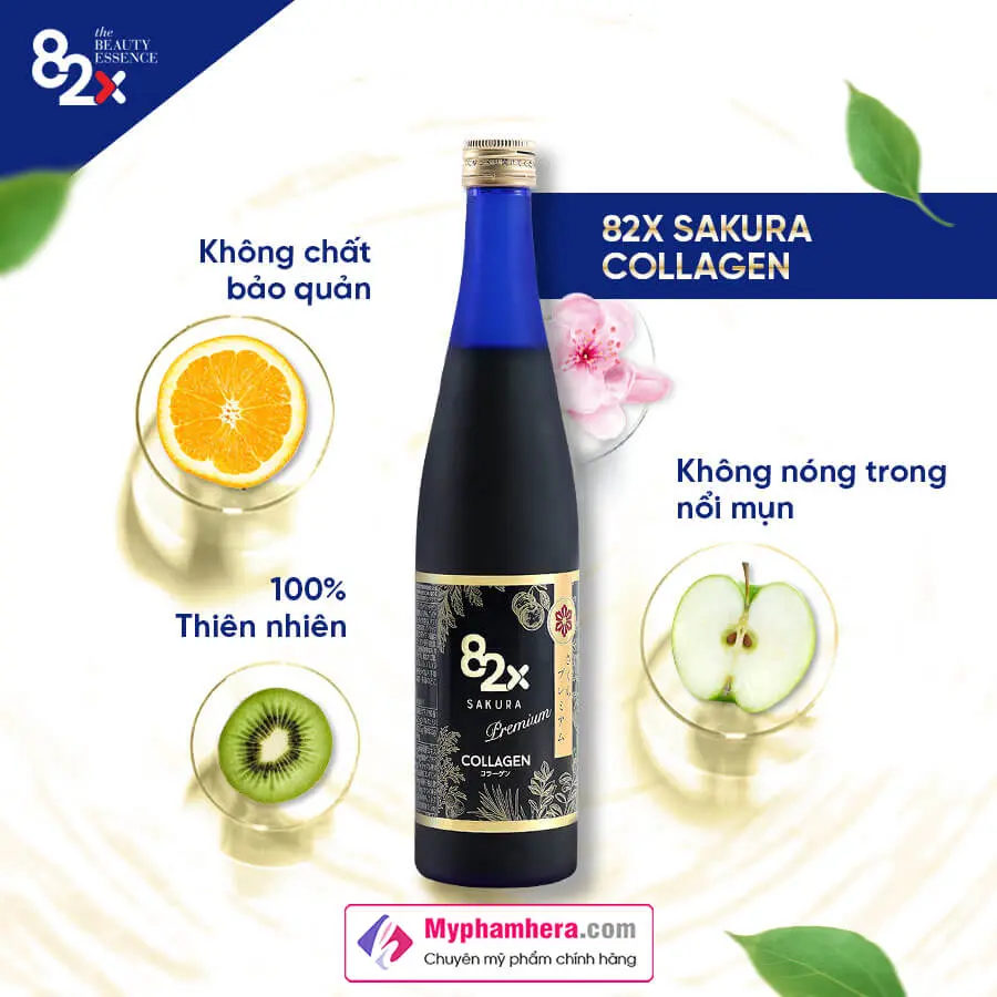 thành phần nước uống 82x sakura collagen myphamhera.com