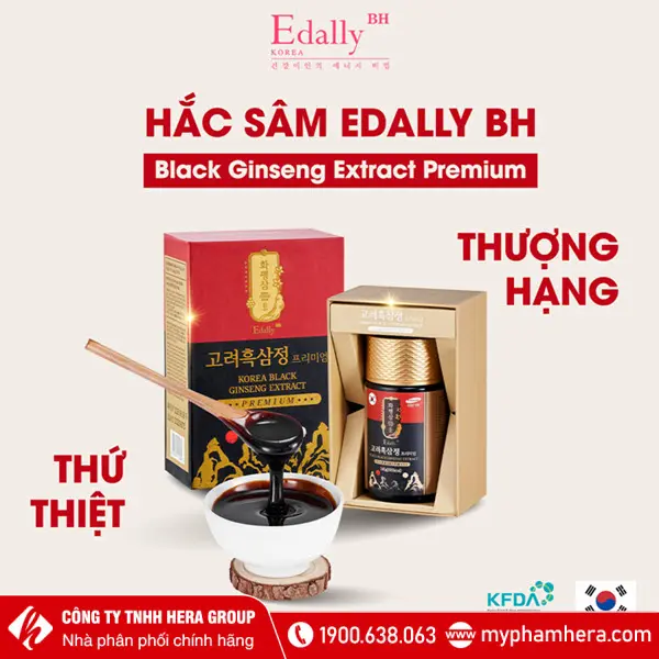 Hắc Sâm Edally BH Hàn Quốc