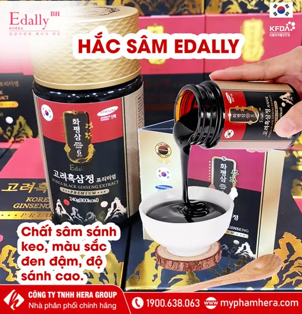 Hắc Sâm Edally BH Hàn Quốc