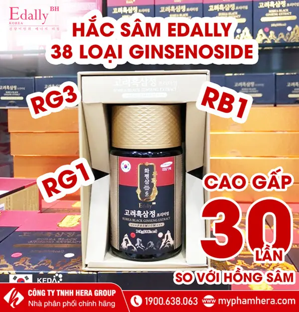 Hắc Sâm Edally BH Hàn Quốc