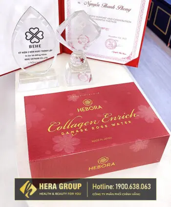 nước uống hebora collagen enrich hộp 28 túi