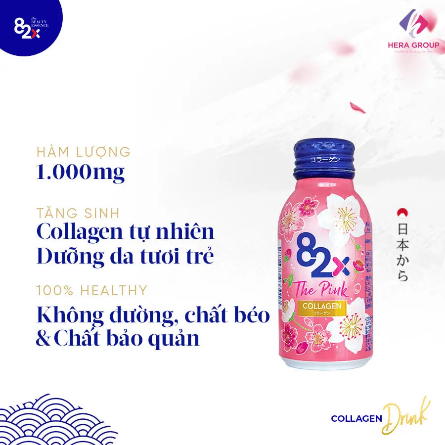 Nước uống 82X The Pink Collagen