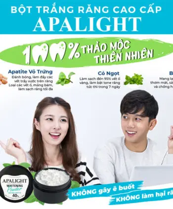 bột trắng răng apalight whitening powder myphamhera.com