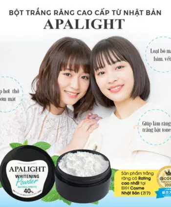 bột trắng răng apalight whitening powder myphamhera.com