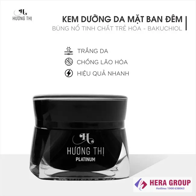 Kem dưỡng trắng da ban đêm Hương Thị