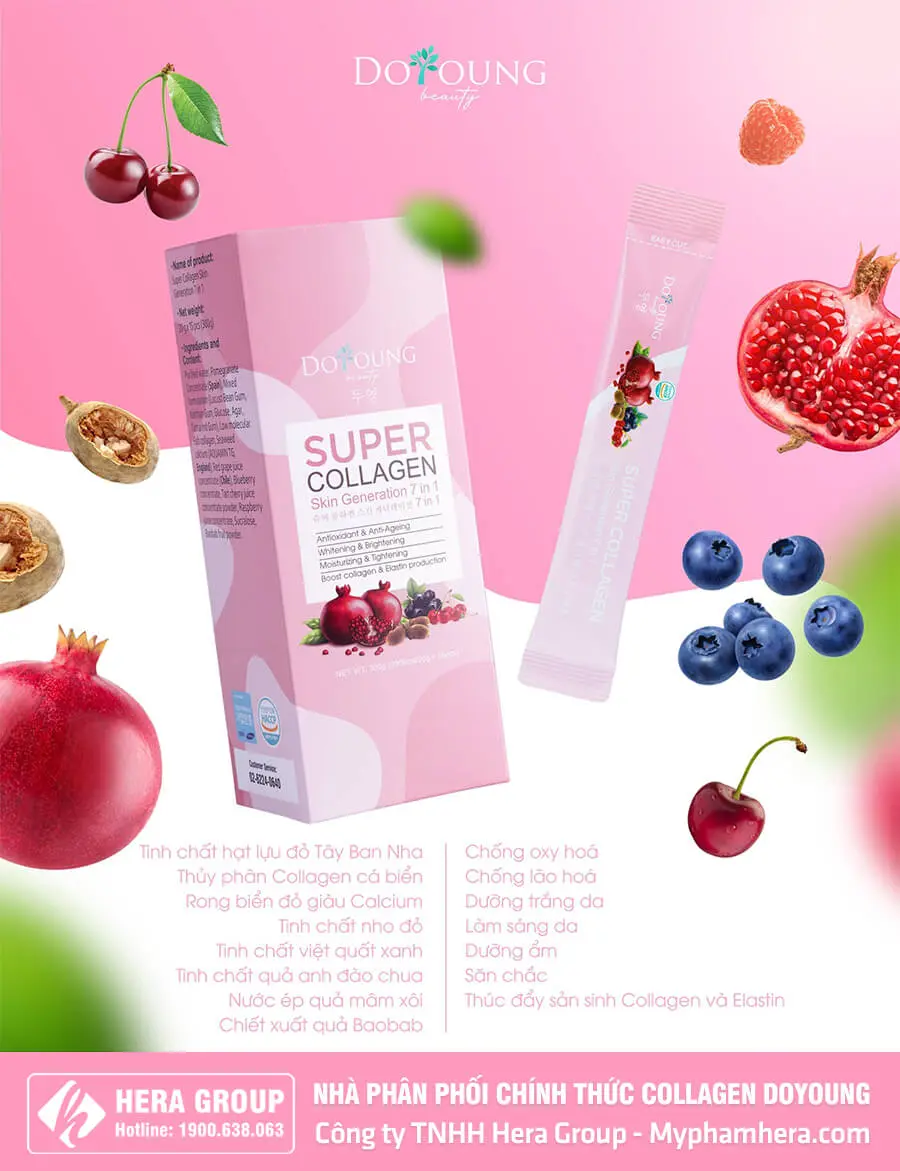 thành phần thạch super collagen doyoung đỗ long myphamhera.com