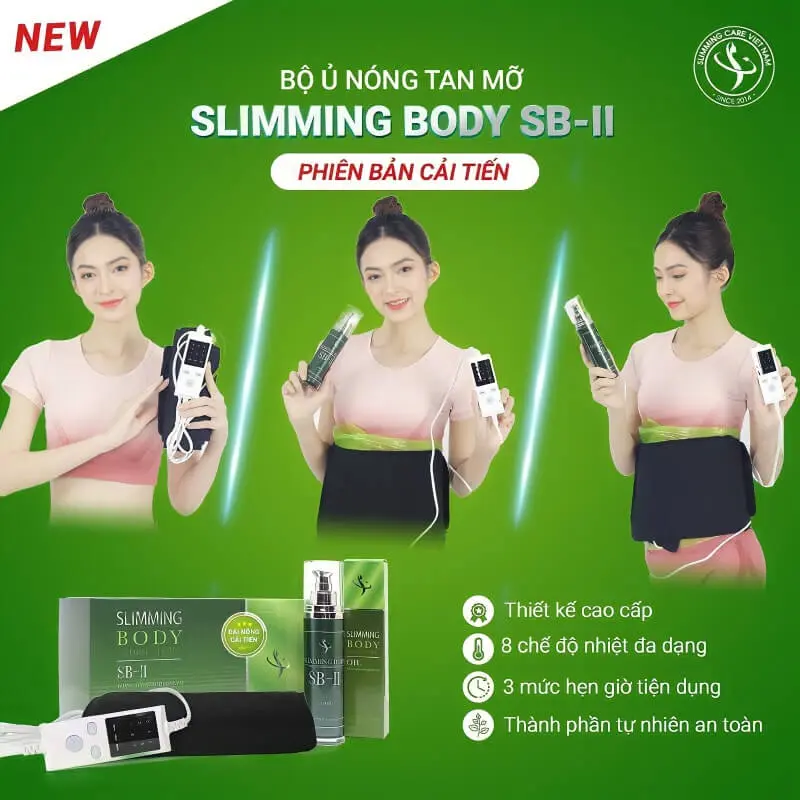 bộ ủ nóng tan mỡ slimming body sb ii phiên bản cải tiến myphamhera.com