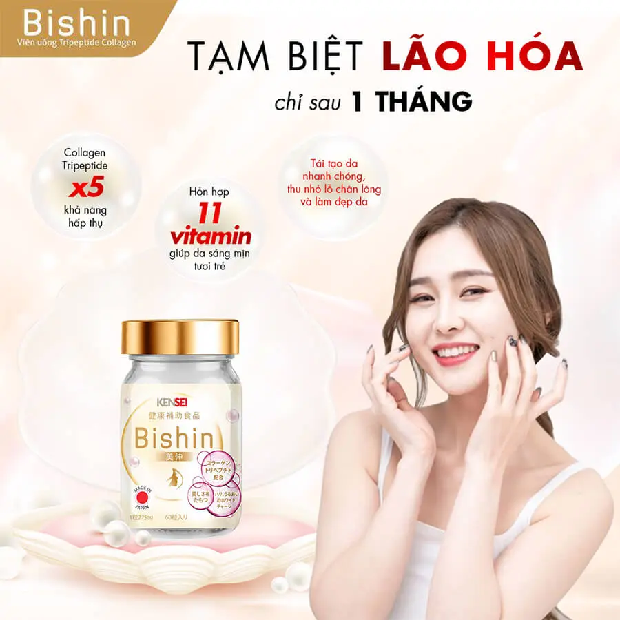 thành phần viên uống collagen bishin nhật bản myphamhera.com