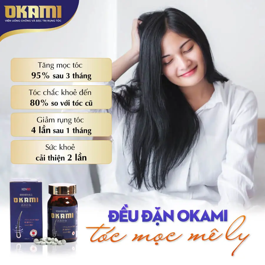 viên uống giảm rụng tóc và mọc tóc okami có tốt không myphamhera.com