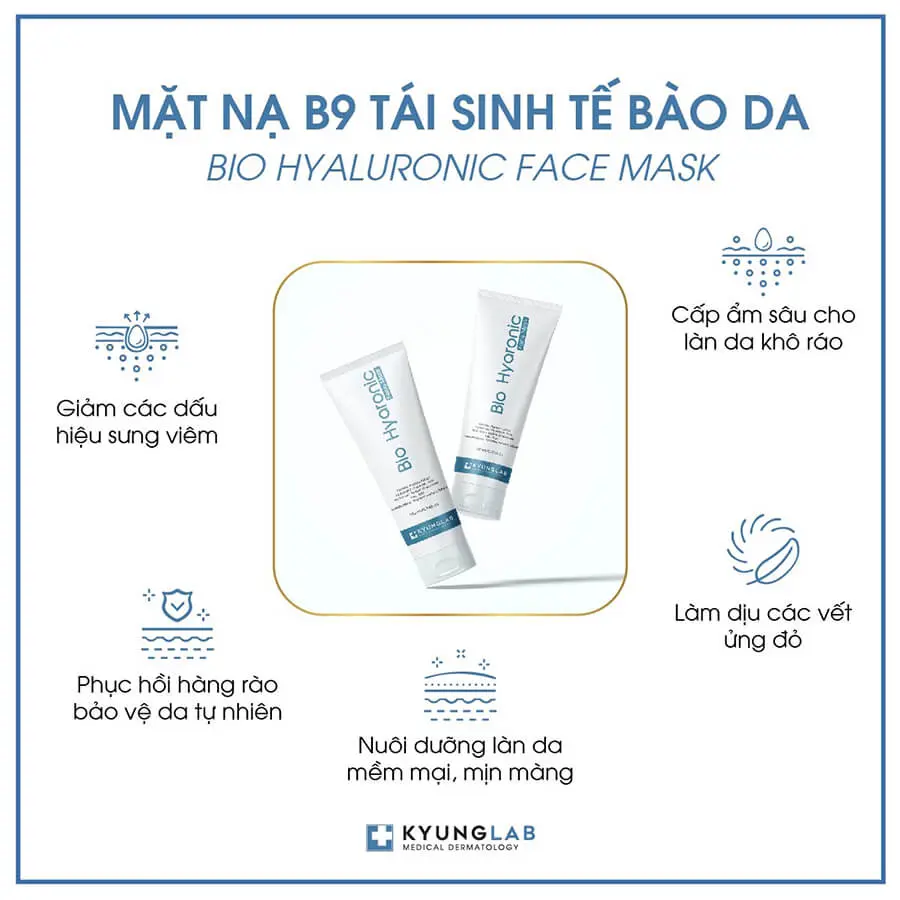 công dụng mặt nạ b9 tái sinh tế bào da kyung lab hàn quốc myphamhera.com