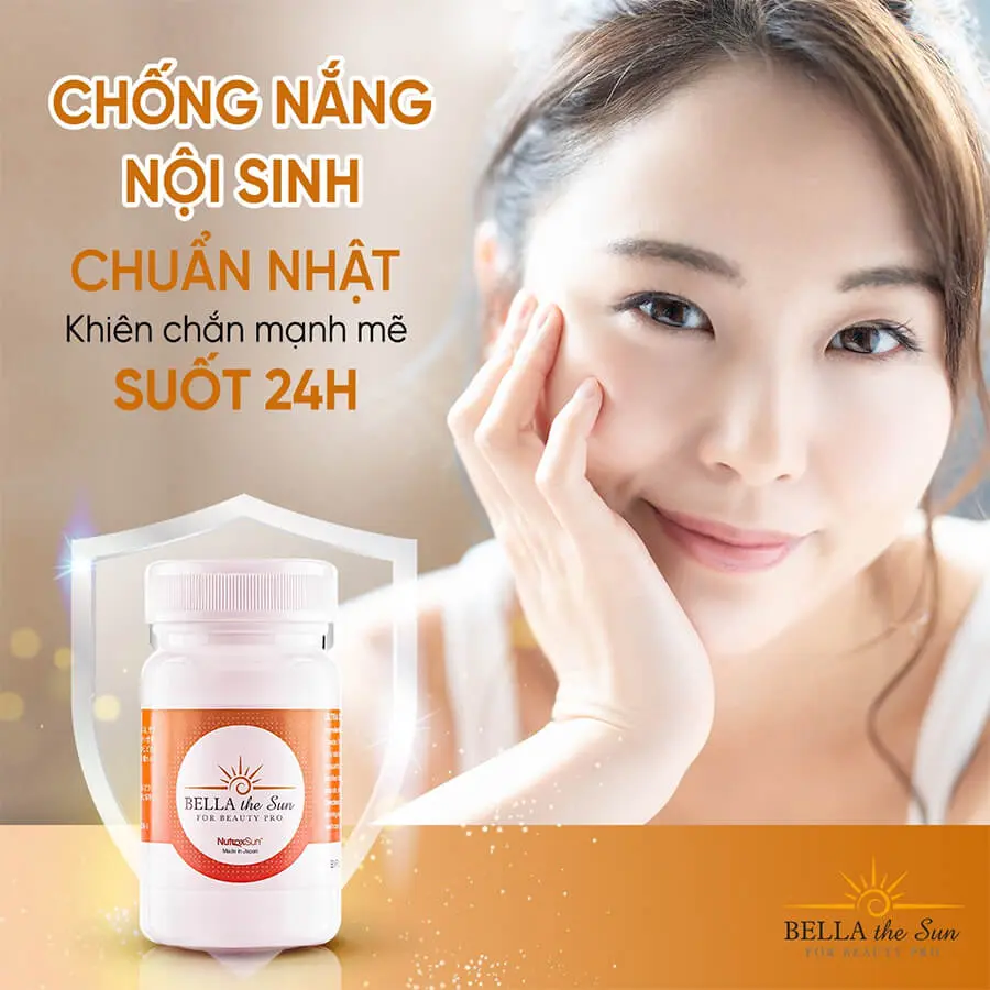 công dụng viên uống chống nắng bella the sun myphamhera.com