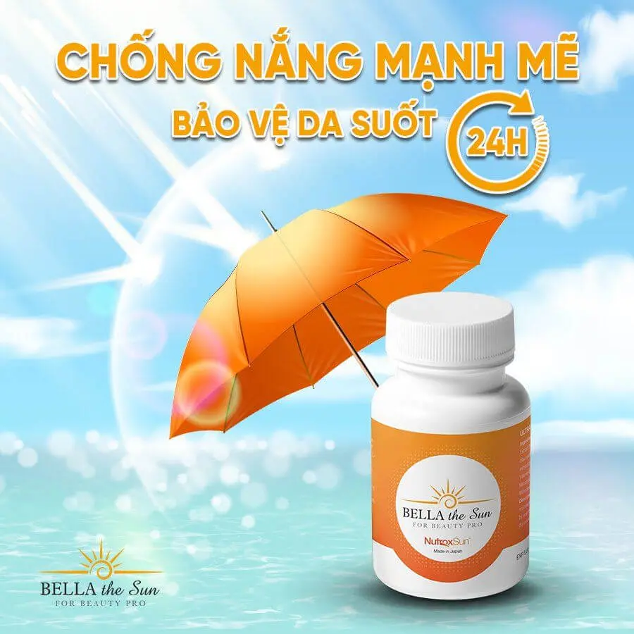 viên uống chống nắng bella the sun myphamhera.com