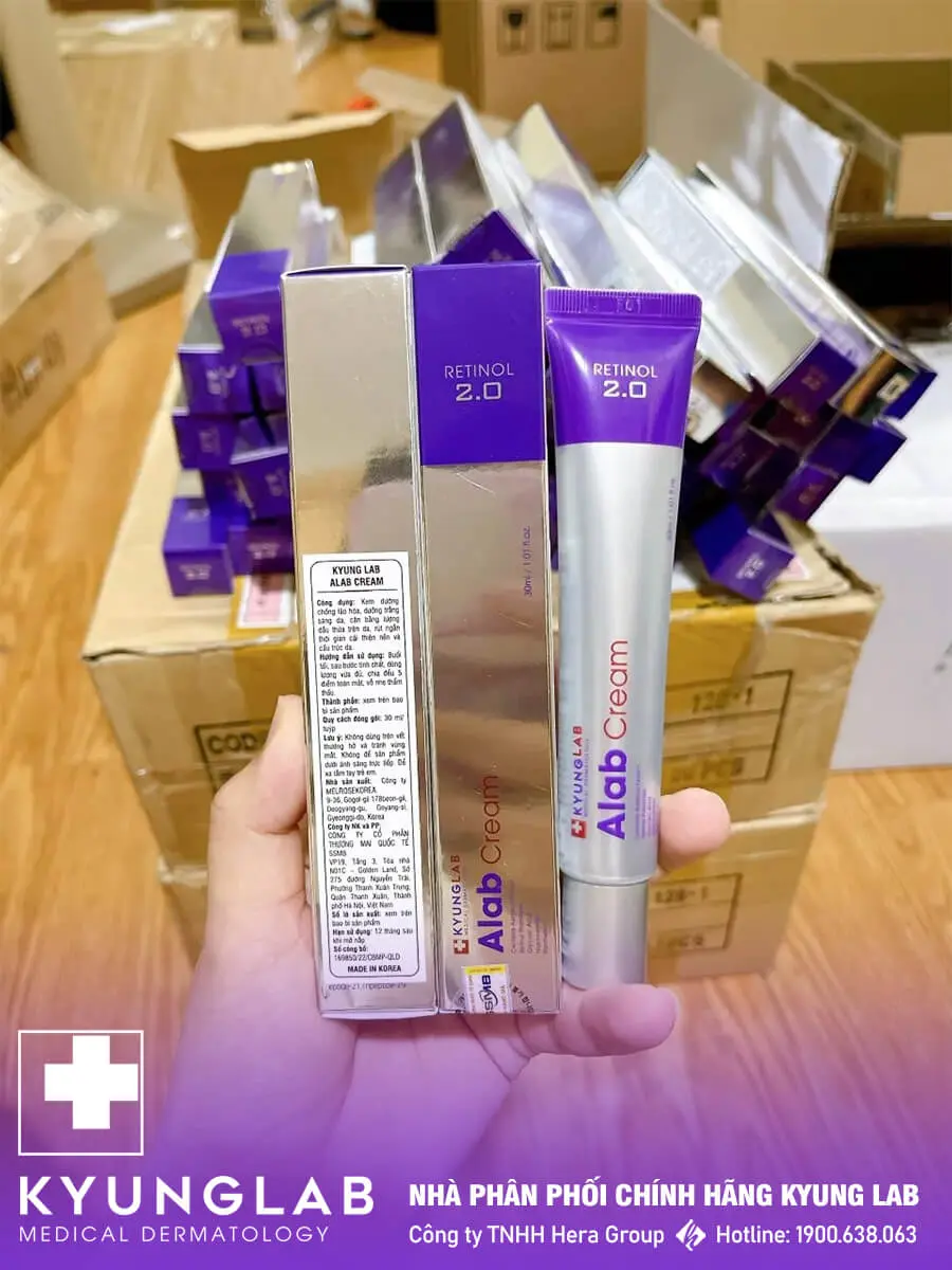 retinol tái sinh làn da kyung lab alba cream chính hãng myphamhera.com