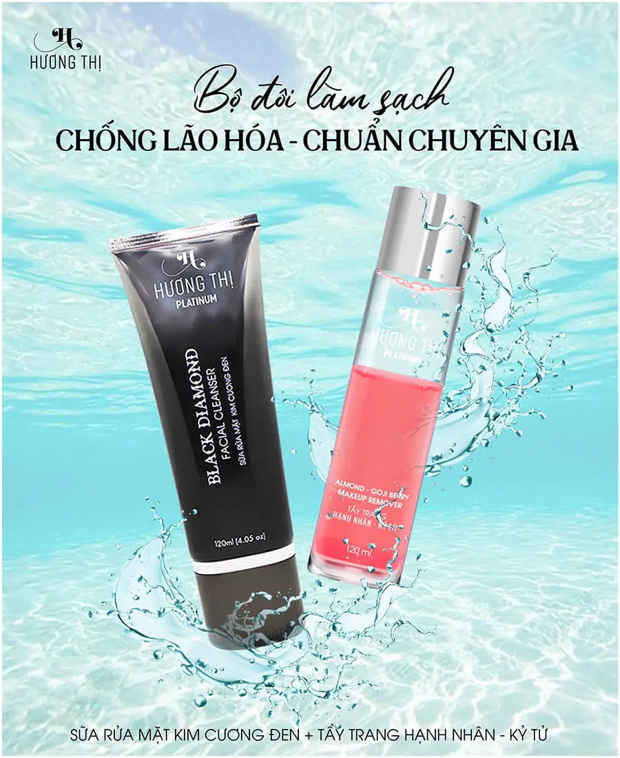 combo làm sạch chống lão hóa da hương thị myphamhera.com