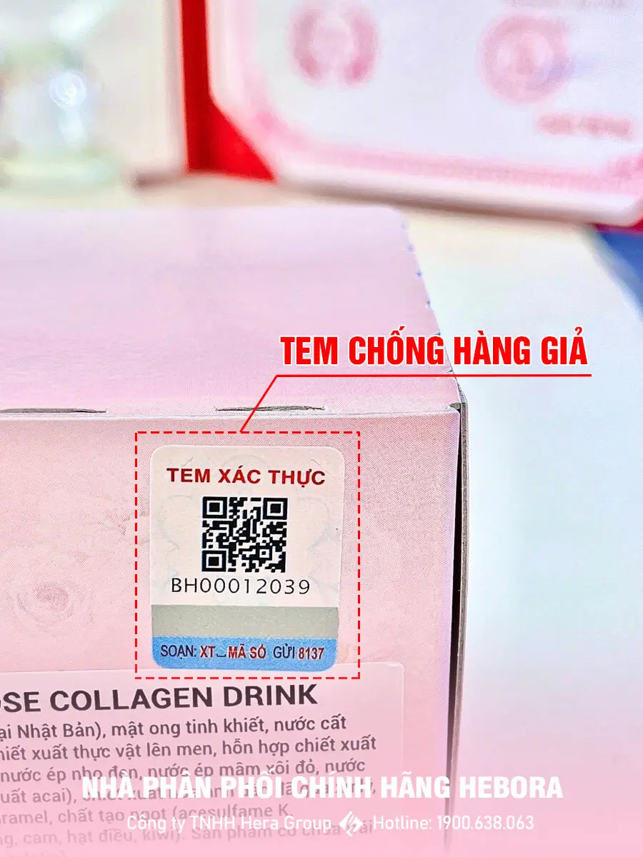 nước uống Hebora Collagen Drink chính hãng myphamhera.com