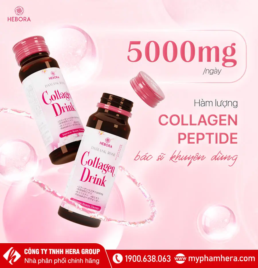 thành phần nước uống Hebora Collagen Drink myphamhera.com