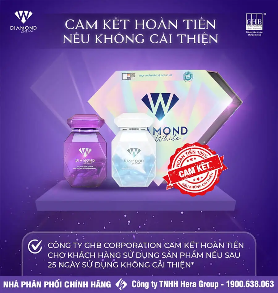 cam kết viên uống diamond white day night myphamhera.com