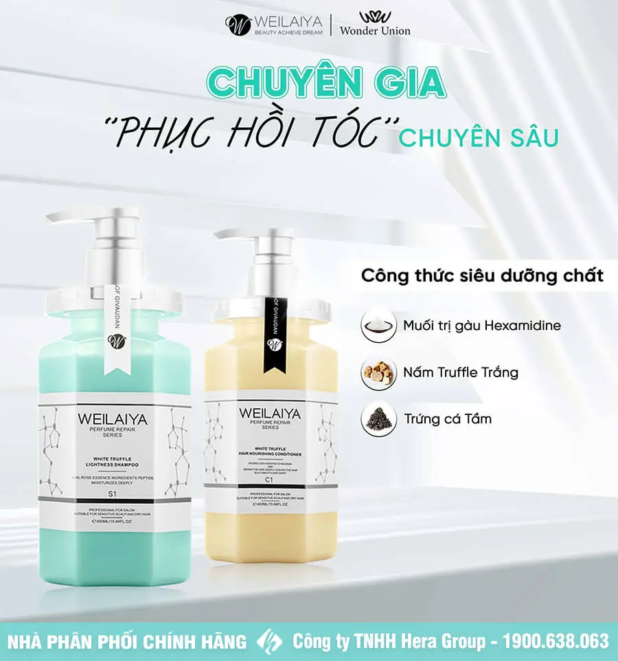 công dụng dầu gội phục hồi đa tầng nấm truffle weilaiya myphamhera.com