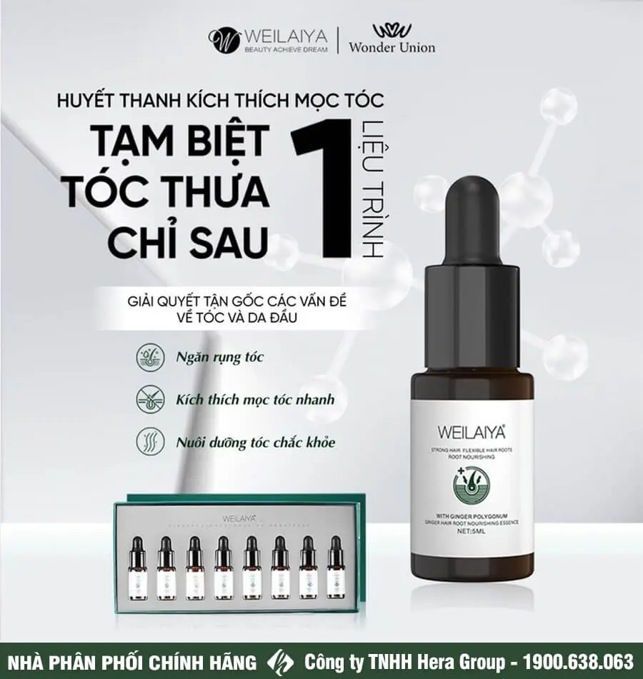 công dụng serum kích thích mọc tóc weilaiya myphamhera.com