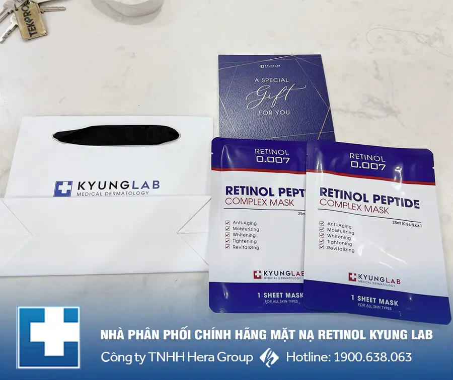 mặt nạ retinol peptide complex mask kyung lab myphamhera.com