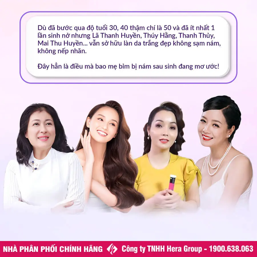 người nổi tiếng nói gì về viên uống trắng da bora white myphamhera.com