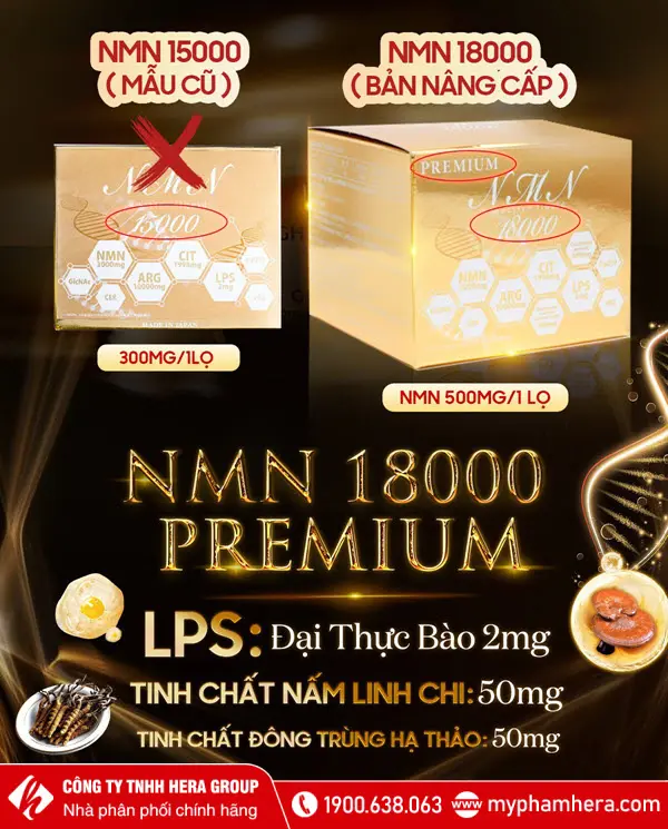 Nước uống NMN Quattro Liquid 18000 Premium 