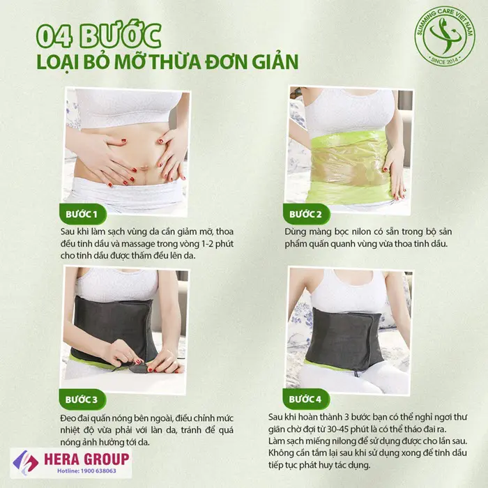 Cách sử dụng Tinh dầu giảm mỡ Slimming Body SB-II