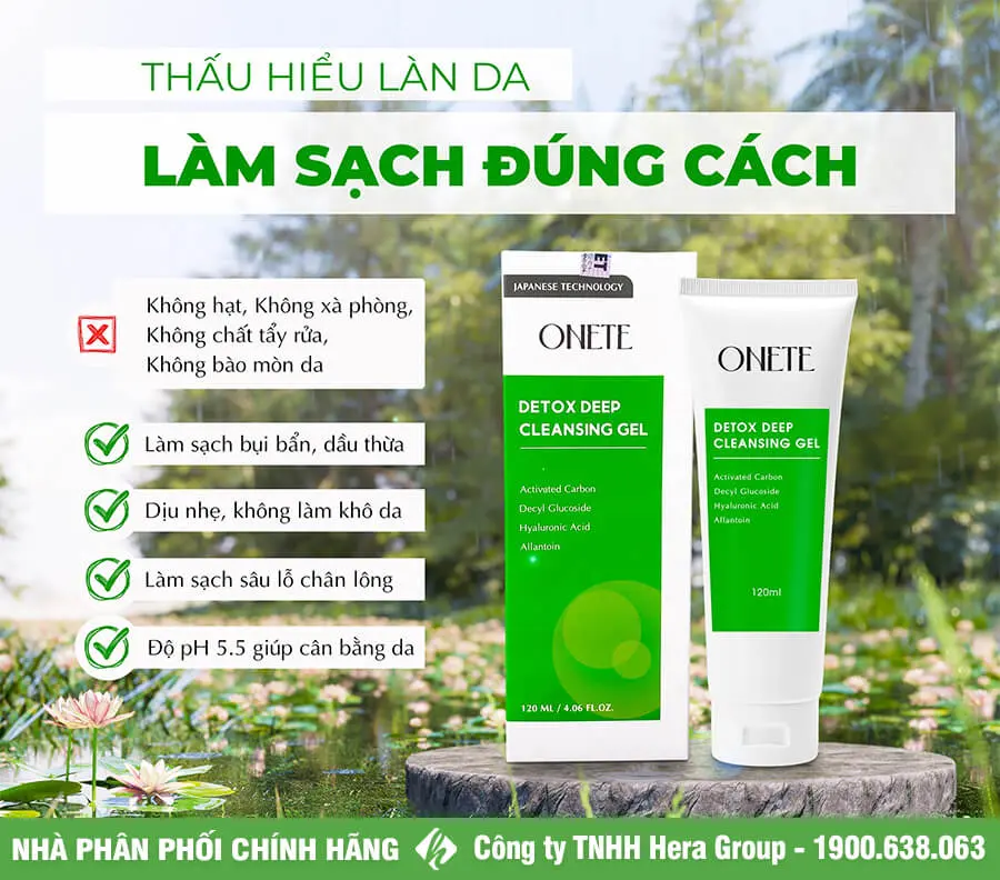 thành phần sữa rửa mặt onete myphamhera.com