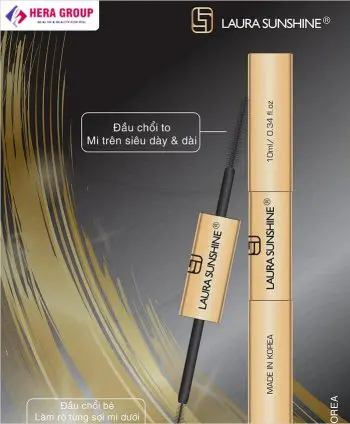 mascara 2 đầu không trôi golden dual laura sunshine myphamhera.com