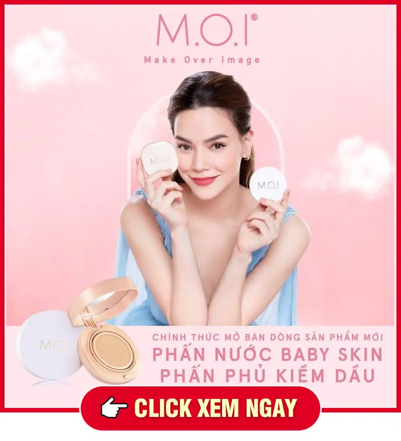 click xem ngay bảng màu phấn nước M.O.I hồ ngọc hà myphamhera.com