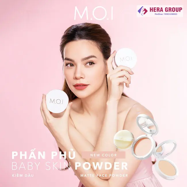 Phấn phủ M.O.I Baby Skin Powder - Hồ Ngọc Hà