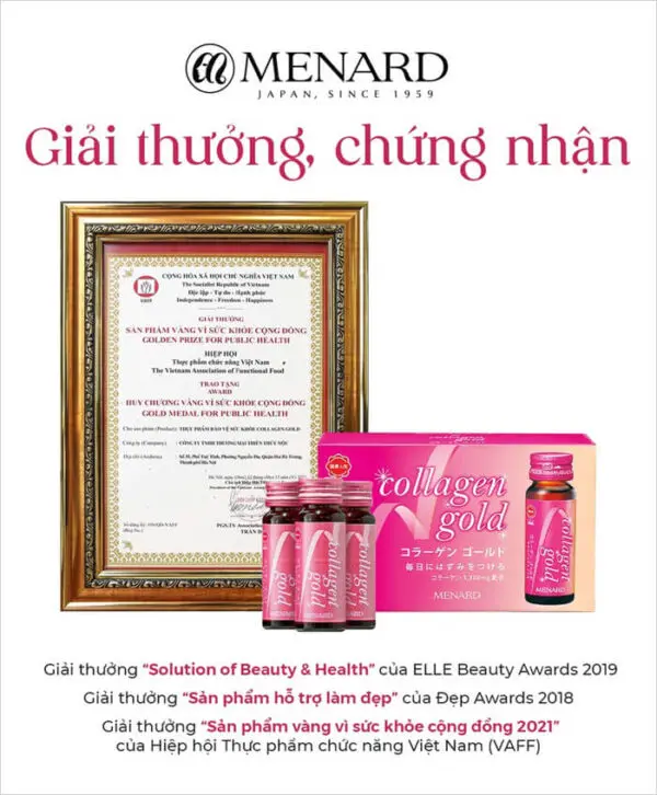 avata nước uống Collagen Gold Menard myphamhera.com