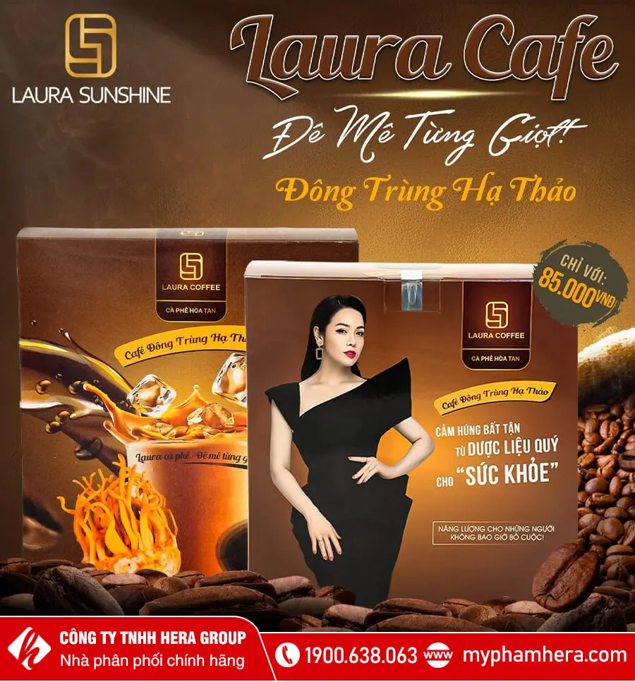 Cà phê Đông trùng hạ thảo Laura Sunshine