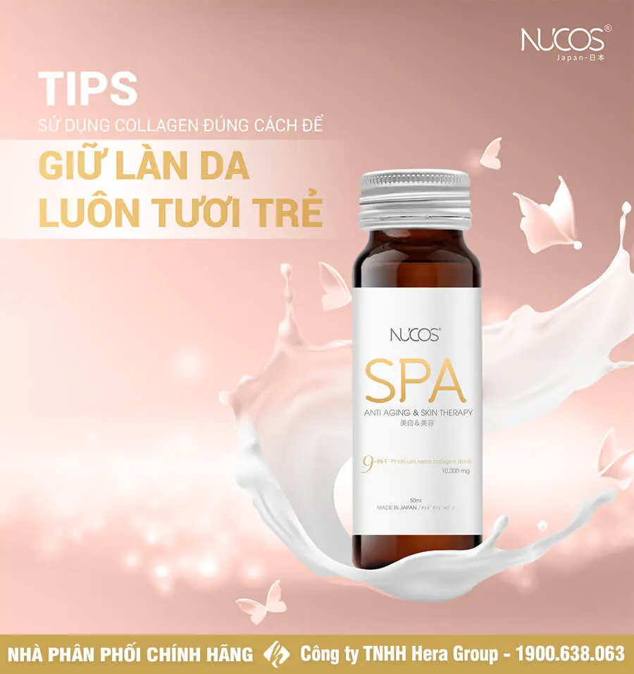 công dụng nước uống Collagen Nucos Spa 10.000mg myphamhera.com